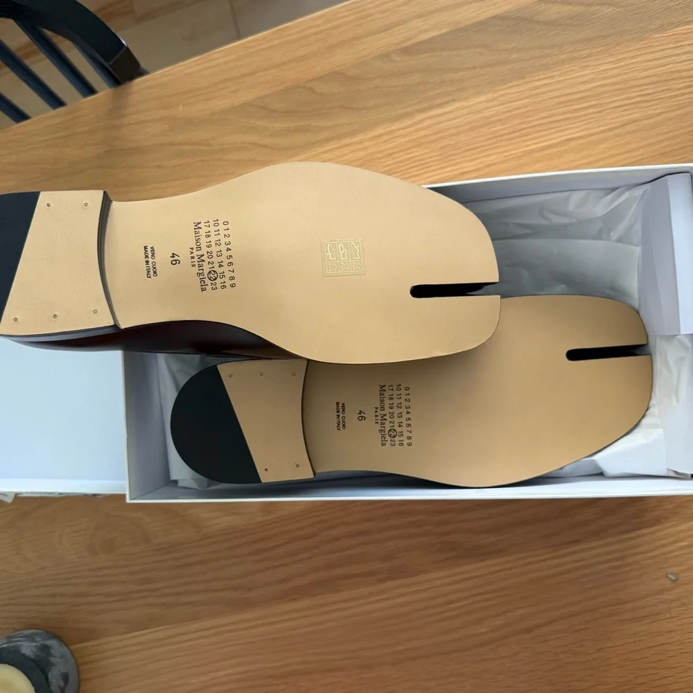 Maison Martin Margiela Brown Leather Loafers - Never Worn - Picture 5 of 5